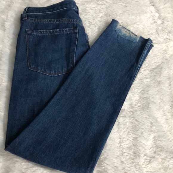 J Brand Denim - J brand distressed blue jeans.